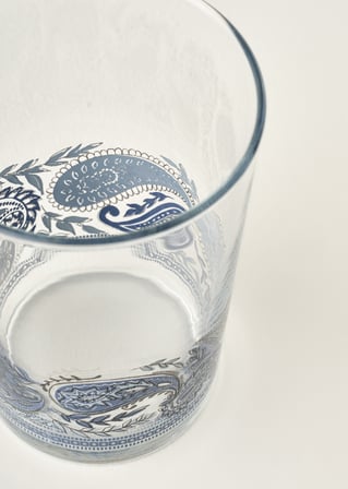 Paisley Meşrubat Bardağı Mavi (510 cc)