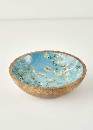Van Gogh Almond Blossom Mango Sunum Kasesi Turkuaz (30x8 cm) Turkuaz