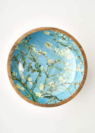 Van Gogh Almond Blossom Mango Sunum Kasesi Turkuaz (30x8 cm) Turkuaz