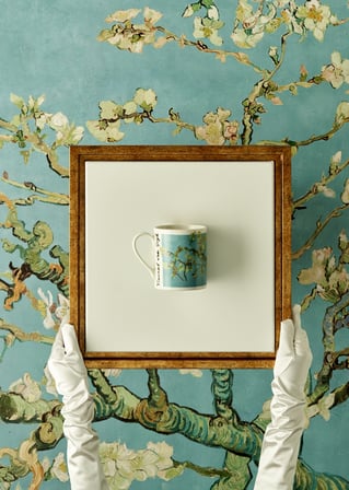 Van Gogh Almond Blossom Kupa Turkuaz (390 cc)