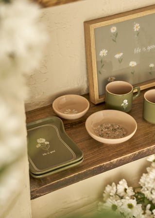 Daisy 8 Parça 2 Kişilik Tost Kahvaltı Takımı