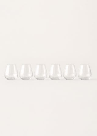 Columba Kristal Bardak 6'lı Naturel (380 cc)