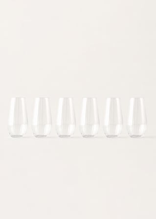 Columba Kristal Meşrubat Bardağı 6'lı Naturel (580cc)