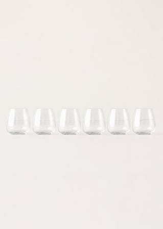 Anser Kristal Bardak Seti 6'lı Naturel (400 cc)