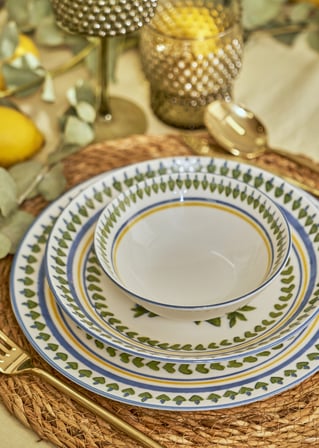 Lemoncello Porselen 48 Parça 12 Kişilik Yemek Takımı