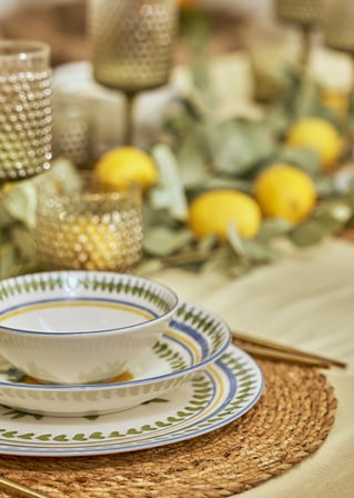 Lemoncello Porselen 48 Parça 12 Kişilik Yemek Takımı
