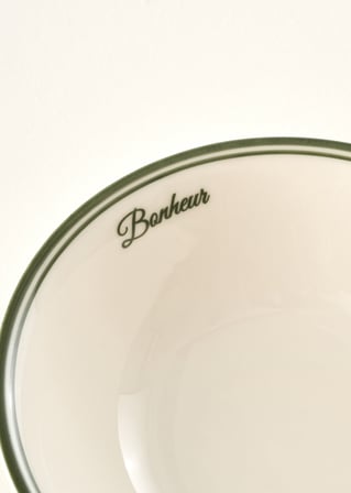 Bonheur Porselen Kase Yeşil (16 cm)