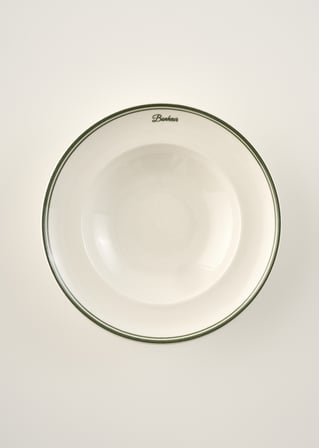Bonheur Porselen Makarna Tabağı Yeşil (28 cm) Yeşil