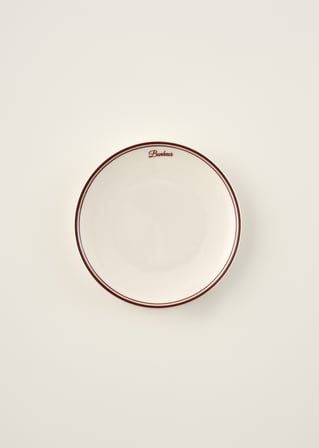 Bonheur Porselen Pasta Tabağı Bordo (21 cm)