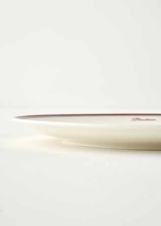 Bonheur Porselen Pasta Tabağı Bordo (21 cm)
