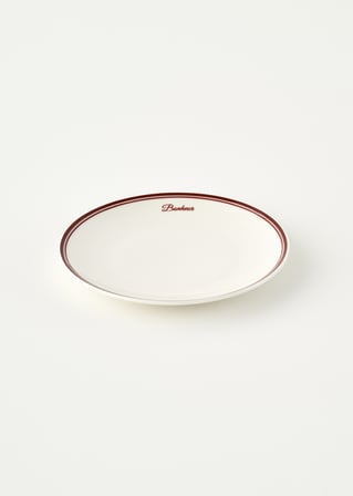 Bonheur Porselen Pasta Tabağı Bordo (21 cm)
