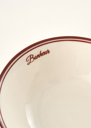 Bonheur Porselen Kase Bordo (16 cm)