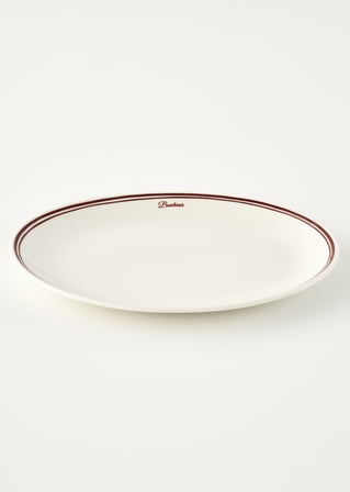 Bonheur Porselen Sunum Tabağı Bordo (36 cm) Bordo