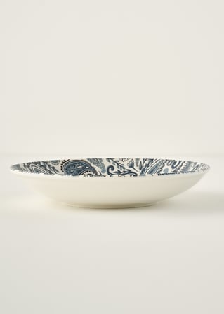 Paisley Porselen Salata Kasesi Mavi (30 cm)