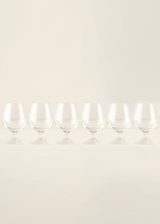 Shape Kristal 6'lı Kahve Yanı Su Bardağı Naturel (180 cc)