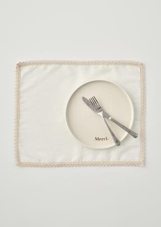 Eloni Kopanakili Amerikan Servis Ekru (35x45 cm) Ekru