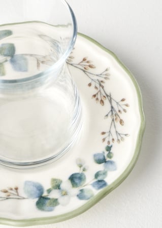 Ocaliptus Stoneware 52 Parça 12 Kişilik Kahvaltı Takımı Yeşil