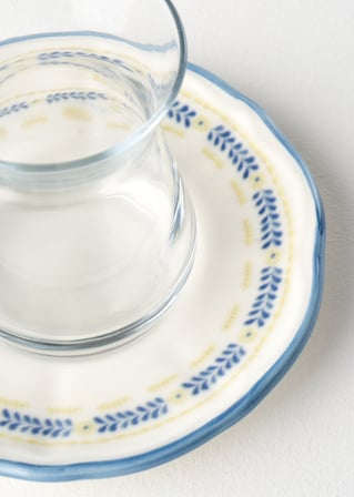 Liana Stoneware 52 Parça 12 Kişilik Kahvaltı Takımı Mavi