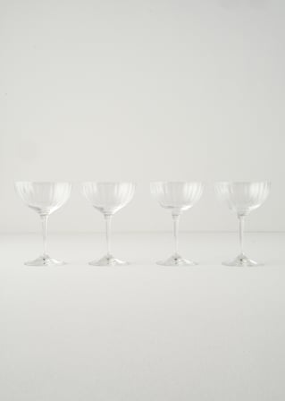 Columba Kristal 4'lü Cup Naturel (220 cc)