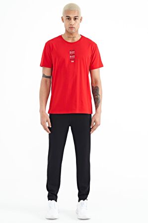 Siyah Bağcıklı Logo Nakışlı Erkek Eşofman Alt - 84951 | XL