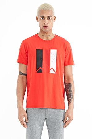 Fiesta Baskı Detaylı O Yaka Standart Kalıp Erkek T-shirt - 88211 | XL