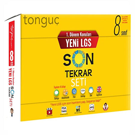 Tonguç Akademi Yayınları 8.Sınıf LGS Son Tekrar Seti