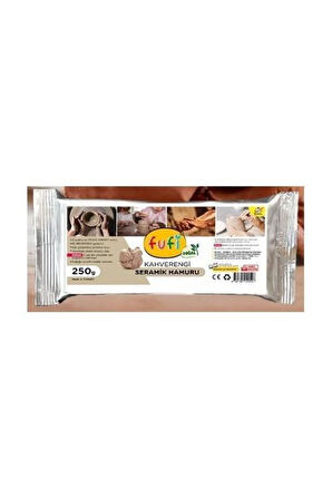 FUFİ SERAMİK HAMURU 250 GR KAHVE