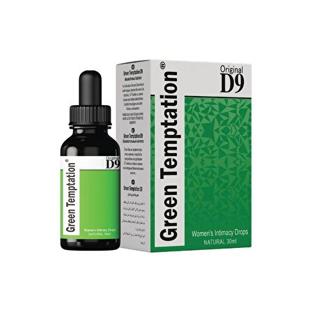 Yeni Green Temptation D9 Bayan Damla 30ml. 