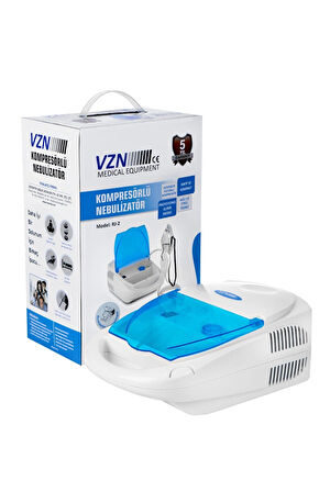 VZN Kompresörlü Nebulizatör RJ-2 – Sessiz Çalışma | Yüksek Performanslı Motor | Çocuk ve Yetişkin Maskeleri | Ev Kullanımı İçin Uygun