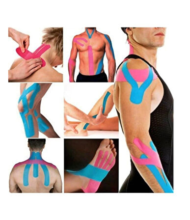 LENORA Kinesiology Ağrı Bandı Yeşil 5 Metre X 5 Cm Sporcu Bandı