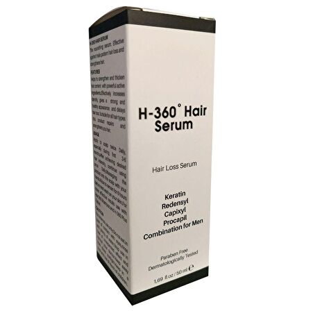  Hair 360 Saç Dökülmesine Karşı Serum 50 ml - Erkek