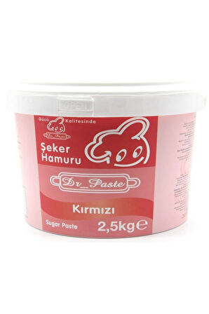 Dr. Paste Şeker Hamuru 2.5 Kg. Kırmızı