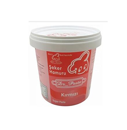 Dr Paste Şeker Hamuru  500 gr - Kırmızı