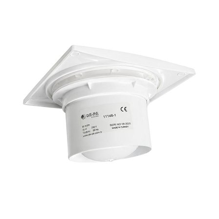 De-Pa 11148 Q100 100'Lük Banyo Tuvalet Aspiratör (10Cm)