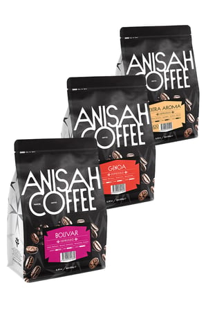 Premium Espresso Kahve Çekirdek Seti | 3x250gr | Bolivar, Genoa, Extra Aroma