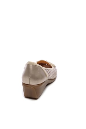 Relax Anatomic Kadın Hakiki Deri Bej Comfort Ayakkabı 611 E4220 BN AYK Y19 METAL AMMOS/SUEDE BEIGE