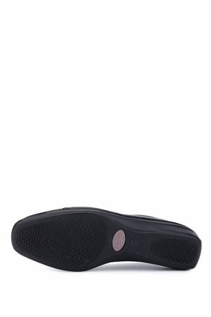 Relax Anatomic Kadın Hakiki Deri Siyah Comfort Ayakkabı 611 E2254 BN AYK Y19 VERNICE BLACK/LEATHER BLACK