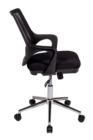 Ofisbazaar Buya Fileli Çalışma Koltuğu | Ergonomik Şef ve Toplantı Koltuğu Siyah Fileli