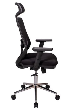 Ofisbazaar Dali Fileli Yönetici Koltuğu | Ergonomik Başlıklı Ofis Koltuğu Siyah Fileli