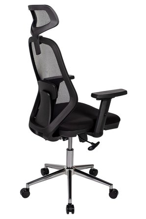 Ofisbazaar Dali Fileli Yönetici Koltuğu | Ergonomik Başlıklı Ofis Koltuğu Siyah Fileli