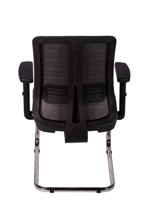 Ofisbazaar UP Deri Misafir Koltuğu | Ergonomik Toplantı ve Bekleme Koltuğu Martin 06- Gri Deri