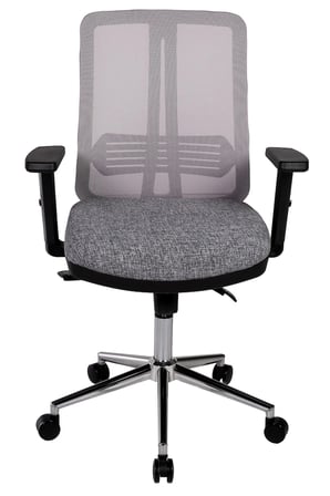 Ofisbazaar UP Fileli Çalışma Koltuğu | Ergonomik Şef ve Toplantı Koltuğu Gri