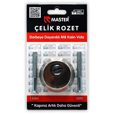 	Metrik 8 Vidalı Çelik Rozet Saten