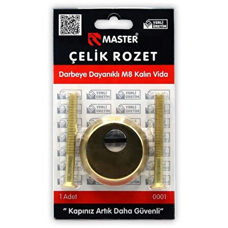 	Metrik 8 Vidalı Çelik Rozet Sarı