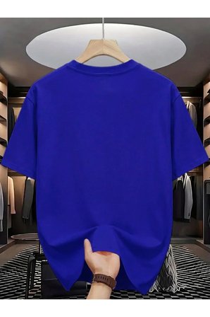 Unisex Kalp Baskılı Tasarım Tshirt