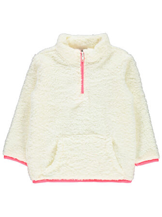 Civil Girls Kız Çocuk Sweatshirt 2-5 Yaş Ekru