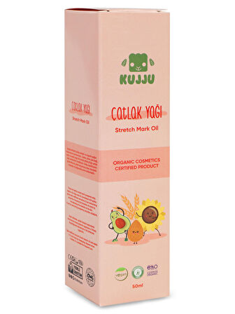 Kujju Organik Anne Çatlak Yağı 50 ml