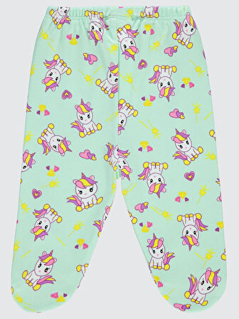 Civil Baby Kız Bebek Patikli Tek Alt 0-6 Ay Mint