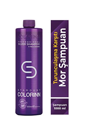 Colorinn Tüm Saçlar İçin Parlaklık Verici Mor Şampuan 1000 ml