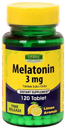 Vitapol Melatonin 3 Mg 120 Tablet Limon Aromalı